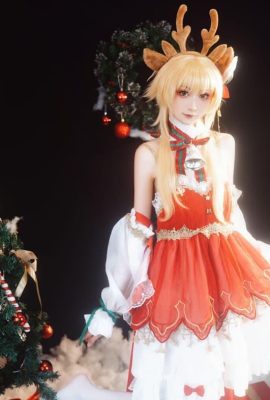 Chica explosiva Nya Xiaoji y Kanon Kuriko – Especial de Navidad de Genshin Impact (89P)