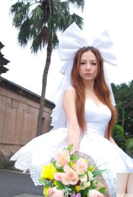 [本土]¡¡Selfie sexy de la novia de la hermosa Lin Caiti en vestido de novia!! (32P)