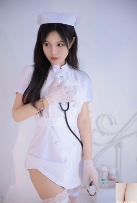 Con un ángel así vestido de blanco, los pacientes varones no están dispuestos a abandonar el hospital – Tao Nuanjiang (48P)