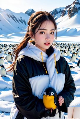 Generación AI ~NATSUNE_AI-Chica antártica