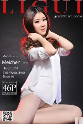 [Ligui] 20180110 Modelo de belleza de Internet Meichen [47P]