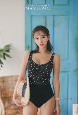 Modelo coreana Yeon Ji-eun tal vez traje de baño de playa 1 (102P)
