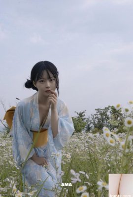 Ozawa – Kimono de flores + Tentación crema (29P)