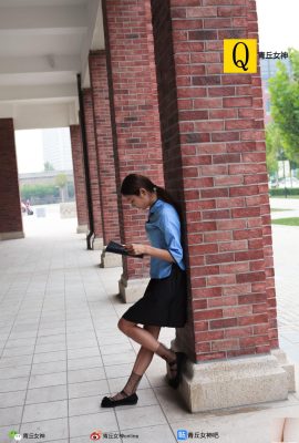 (Diosa Qingqiu) 2017.10.06 Q10.053 Foto de hermosas piernas Wen Xi (92P)