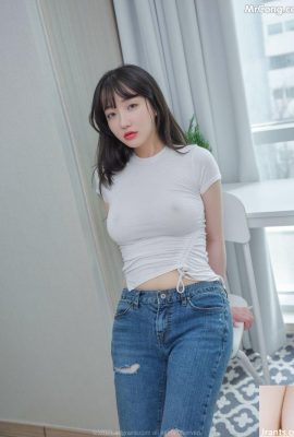 Hermosa modelo coreana regordeta revela foto seductora en el sofá – Son Ye Eun (31P)
