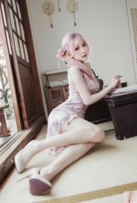 (Colección en línea) Welfare Girl Fairy Moon «Pink Cheongsam» VIP exclusivo completo (23P)