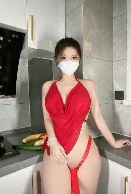 (Colección en línea) Exclusivo VIP «Kitchen Wars» de la chica del bienestar Xiao Wang (76P)