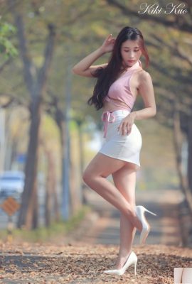 (Colección en línea) Chica taiwanesa con hermosas piernas: sesión de fotos al aire libre de belleza sexy de Kiki Kuo (2) (89P)