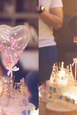 La bailarina tetona «Ada Zhang Jiajia» celebró su cumpleaños y se inclinó para apagar las velas y casi se cae (11P