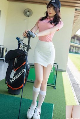 La falda corta que abraza la cadera de la golfista Zhizhi es linda y sexy (58P)