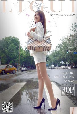 (LiGui Internet Beauty) 2017.08.08 Modelo Kexin OL Tacones altos y piernas hermosas (31P)