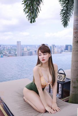 La chica sexy «Sun Huitong» tiene pechos blancos y tiernos, piernas calientes y una figura muy asquerosa (10P)
