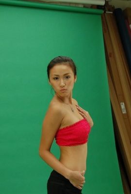 (Serie de modelos chinos) La modelo desnuda de Zhebai, Kelly, foto desnuda de la parte superior de sus tetas súper expuesta (88P)