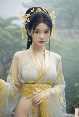 ¿Estilo antiguo, hermoso y sexy Hanfu? (Generado por IA】