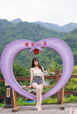 (Colección en línea) Chica taiwanesa con hermosas piernas: hermosas fotos al aire libre de Zhang Weiting (1) (71P)