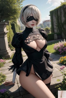 2B (Yoroha No.2 Tipo B, NieR: Autómatas)