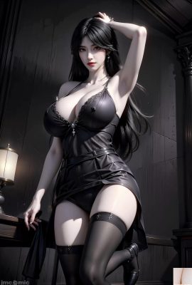 (Al generado) La Luna Roja comienza la madre de Lu Xin