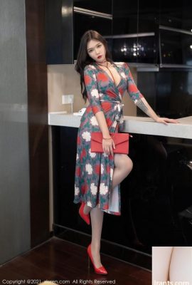 La fría y hermosa belleza de la elegante falda larga de Nabi Hualu (80p)