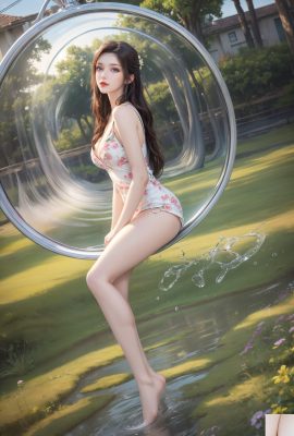 (Al generado) Fotografía de las nubes de la pelea rompa el cielo