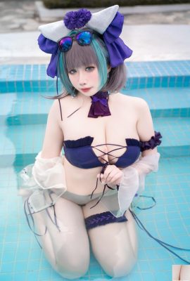 (Colección en Internet) Chica de bienestar Sadako Peach «Cheshire Swimsuit» VIP exclusivo (64p)