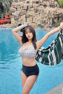 Mostrar novia Qing Qing «Wang Xuxu_anna» muestra su figura sin límite (16p)