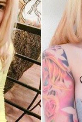 (Niña bonita) f-tits «tattoo girl» La figura de Nami es súper no científica !! (21p)