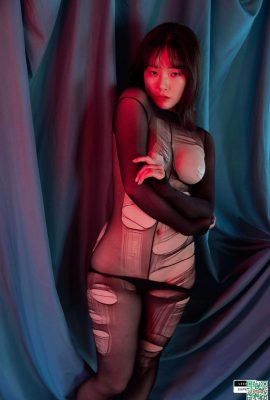 Modelos también etiqueta de álbum Black Stockings Temptation (41p)