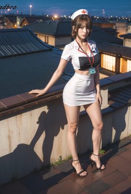 Badbro_nurse Rooftop & Exhibitionismo