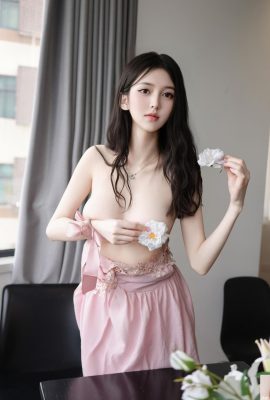 (Colección en Internet) La hermosa modelo de Xiuren Bai Xiaodie’s «Pink Fairy Dress» en privado (96p)