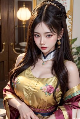 Chica en Hanfu oriental
