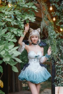 (Colección online) Nnian cosplay Lynette – Genshin Impact (64P