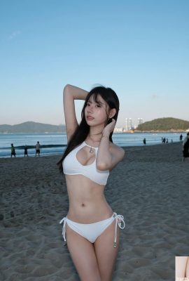 La dulce sonrisa de «Yixuan» es tan encantadora que su tierno cuerpo blanco es un placer para los ojos (10P)