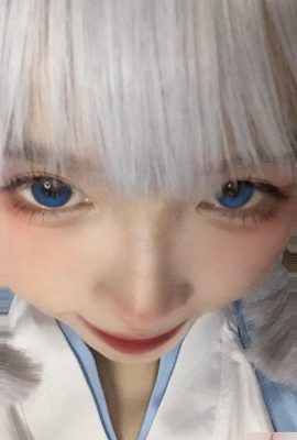 (Colección en línea) Cosplay de DreamlikeUwU Ayaka Kamisato Kendo – Genshin Impact (33P)