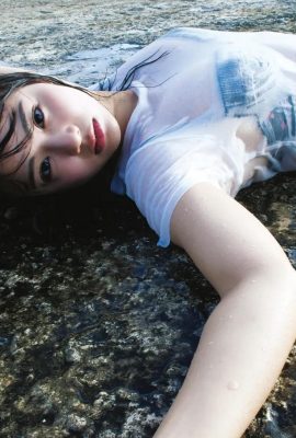 (Hirashima Natsumi) ¡Sus pechos redondos y tiernos están a la vista! La llamativa imagen de ritmo profundo es súper candente (26P)