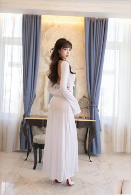 (Colección en línea) Compra interna de Lu Xuanxuan de un vestido blanco con carne seductora (80P)