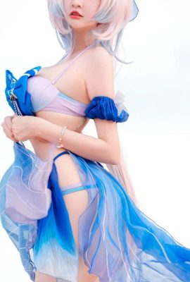Cosplayer desconocido Kokomi Bikini (21P)