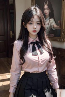 ★PATREON★ (AI Kaori) Set 1 – Chica con camisa rosa