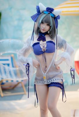 (Colección en línea) Traje de baño Cheshire cosplay de Bangni Bonnie – Azur Lane (86P)
