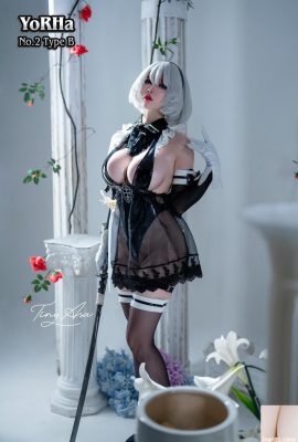 (Colección en línea) Tiny Asa アサ(tiny.asababy) cosplay 2B – NierAutomata (85P)