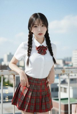 ¡No científico! Lin Cheng tiene una apariencia dulce, una piel clara y tierna y unas proporciones de bikini asombrosas (16P)